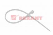 REXANT Хомут под винт nylon 4.8 х 200 мм 100 шт белый (07-0204) - REXANT Хомут под винт nylon 4.8 х 200 мм 100 шт белый (07-0204)